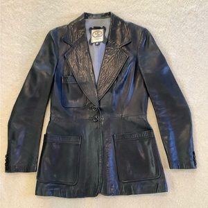 Claude Barthelemy womens leather jacket